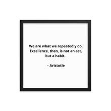 Load image into Gallery viewer, Aristotle Inspirational Framed Poster
