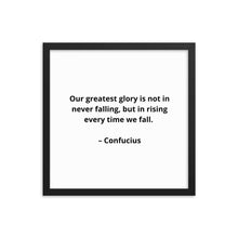 Load image into Gallery viewer, Confucius Inspirational Framed Poster
