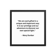 Load image into Gallery viewer, Self-Love Mary Dunbar Framed Poster
