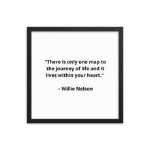 Load image into Gallery viewer, Musicians Willie Nelson Framed Poster

