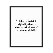 Load image into Gallery viewer, Herman Melville Framed Poster
