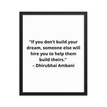 Load image into Gallery viewer, Dhirubhai Ambani Framed Poster
