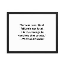 Load image into Gallery viewer, Winston Churchill 1 Framed Poster
