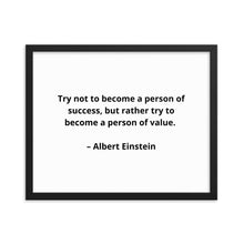 Load image into Gallery viewer, Albert Einstein Inspirational Framed Poster
