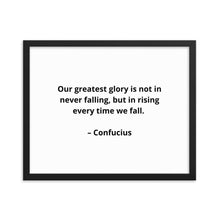 Load image into Gallery viewer, Confucius Inspirational Framed Poster
