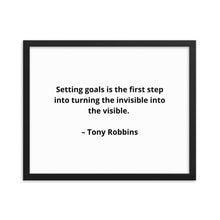 Load image into Gallery viewer, Tony Robbins Inspirational Framed Poster
