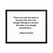 Load image into Gallery viewer, Albert Einstein New Age Framed Poster
