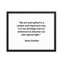 Load image into Gallery viewer, Self-Love Mary Dunbar Framed Poster
