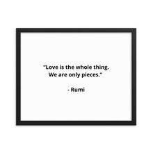 Load image into Gallery viewer, Romance Rumi Framed Poster
