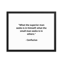 Load image into Gallery viewer, Spiritual Confucius 4 Framed Poster
