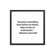 Load image into Gallery viewer, Winston Churchill 2 Framed Poster
