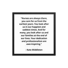 Load image into Gallery viewer, Kate Middleton Framed Poster
