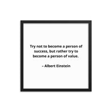 Load image into Gallery viewer, Albert Einstein Inspirational Framed Poster

