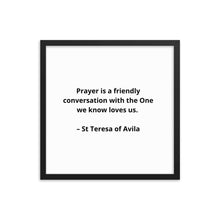 Load image into Gallery viewer, St Teresa of Avila New Age Framed Poster
