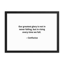 Load image into Gallery viewer, Confucius Inspirational Framed Poster
