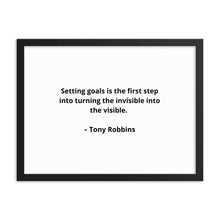 Load image into Gallery viewer, Tony Robbins Inspirational Framed Poster
