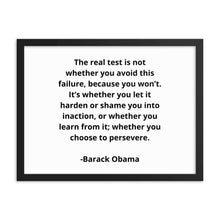 Load image into Gallery viewer, Entrepreneur Quotes Barack Obama Framed Poster
