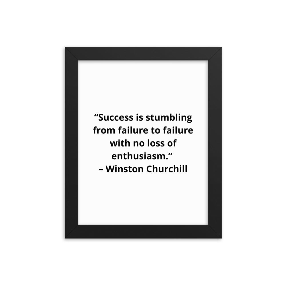Winston Churchill 2 Framed Poster