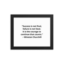 Load image into Gallery viewer, Winston Churchill 1 Framed Poster
