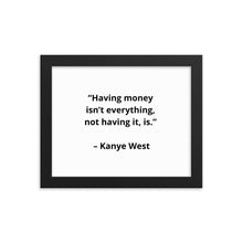 Load image into Gallery viewer, Kanye West Framed Poster
