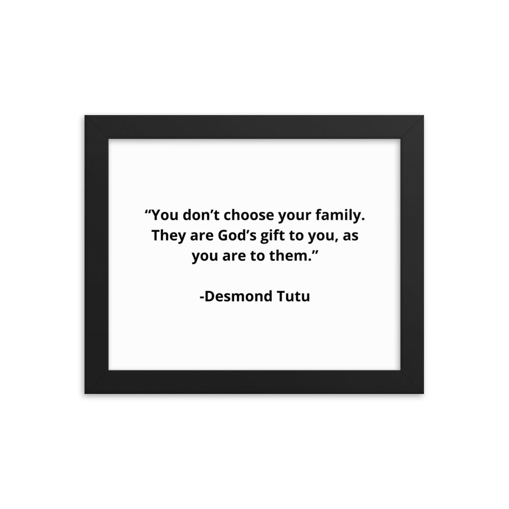 Desmond Tutu Framed Poster