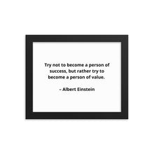 Load image into Gallery viewer, Albert Einstein Inspirational Framed Poster
