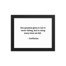 Load image into Gallery viewer, Confucius Inspirational Framed Poster
