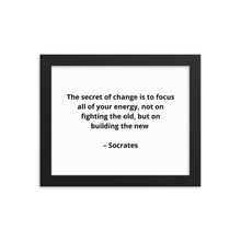 Load image into Gallery viewer, Socrates Inspirational Framed Poster
