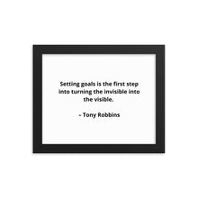 Load image into Gallery viewer, Tony Robbins Inspirational Framed Poster
