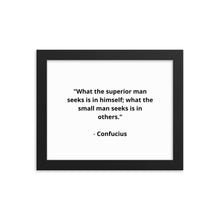 Load image into Gallery viewer, Spiritual Confucius 4 Framed Poster
