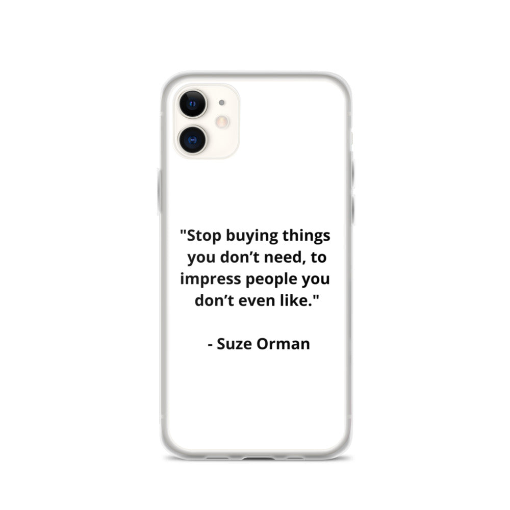 Suze Orman iPhone Case