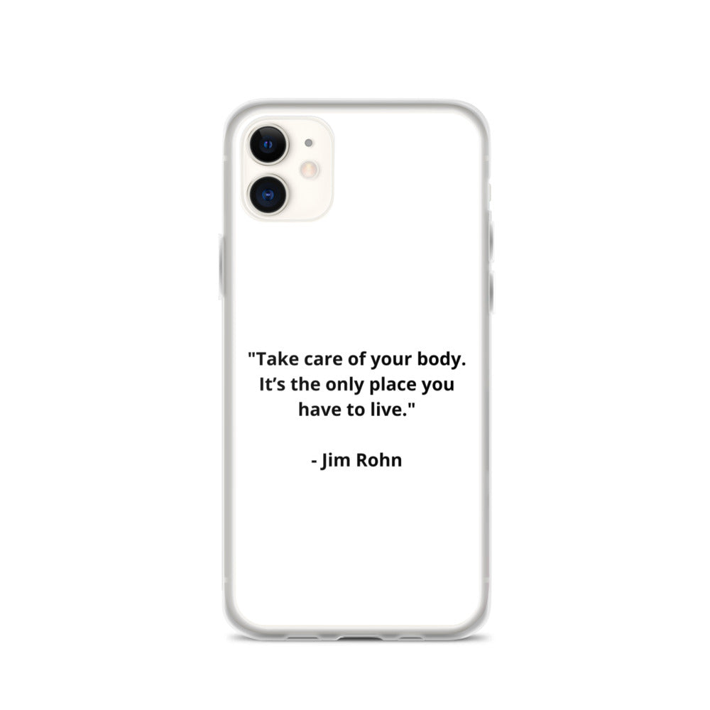 Jim Rohn iPhone Case