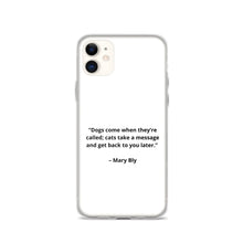 Load image into Gallery viewer, Mary Bly Dog/Cat Love iPhone Case
