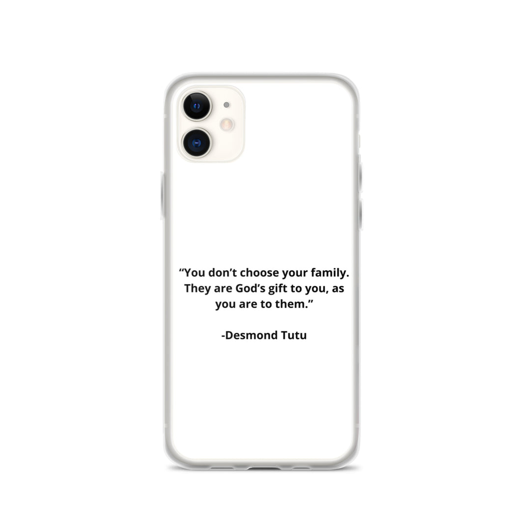 Desmond Tutu Family iPhone Case