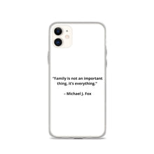 Load image into Gallery viewer, Michael J. Fox Family iPhone Case
