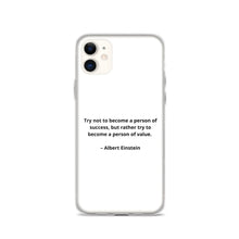 Load image into Gallery viewer, Albert Einstein Inspirational iPhone Case
