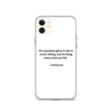 Load image into Gallery viewer, Confucius Inspirational iPhone Case
