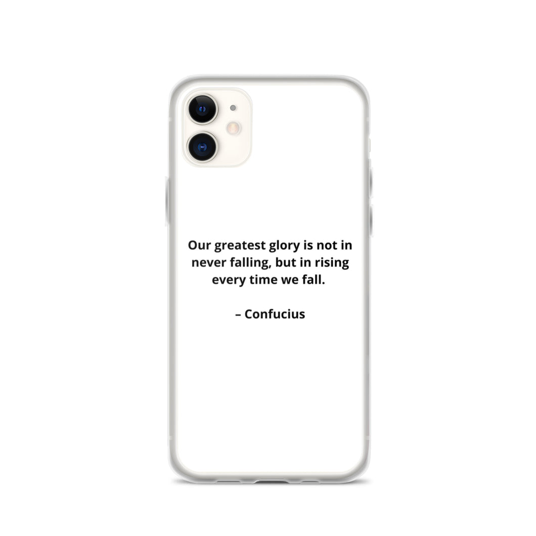 Confucius Inspirational iPhone Case