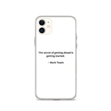 Load image into Gallery viewer, Mark Twain Inspirational iPhone Case
