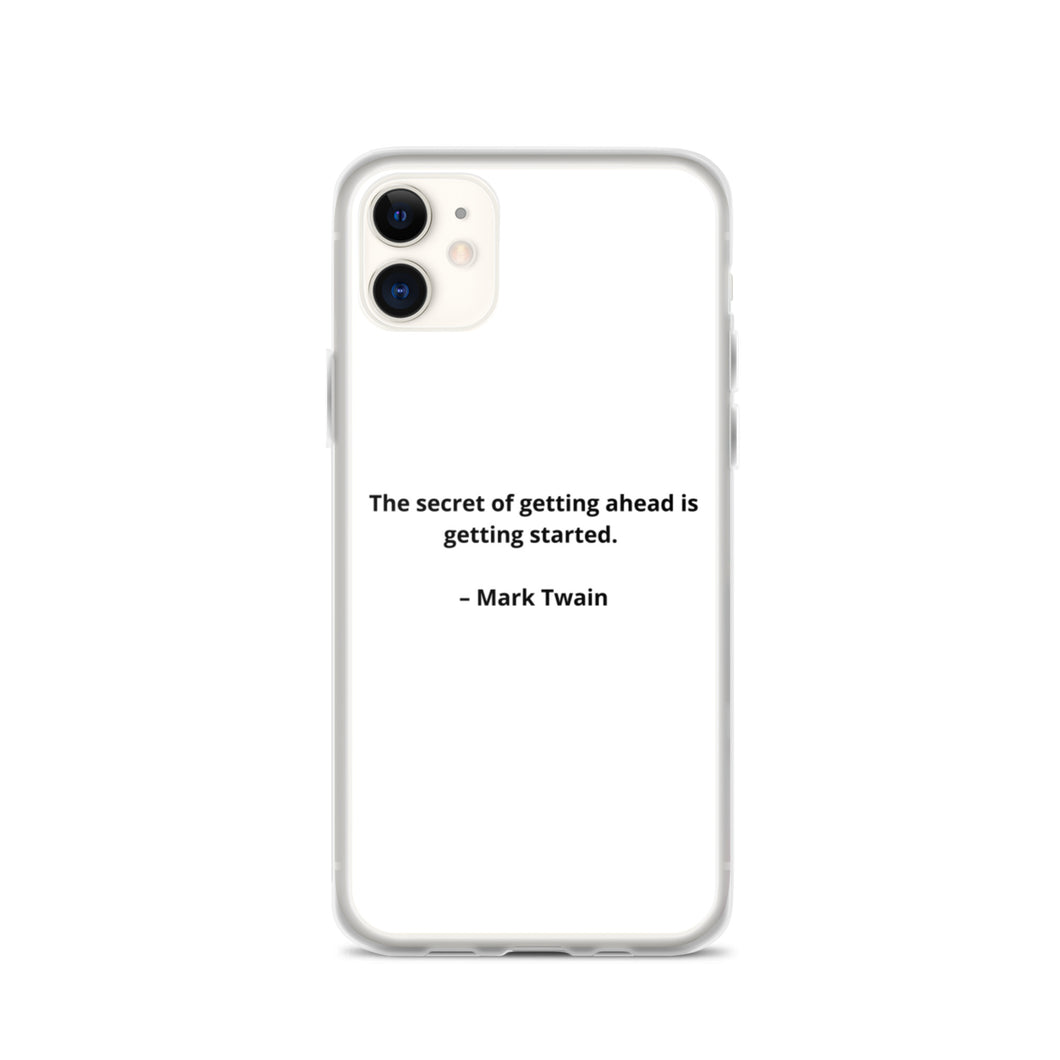 Mark Twain Inspirational iPhone Case