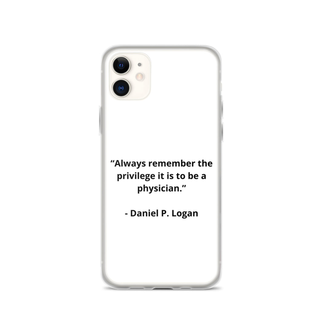 Daniel P. Logan Doctor iPhone Case