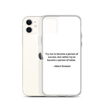 Load image into Gallery viewer, Albert Einstein Inspirational iPhone Case
