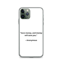 Load image into Gallery viewer, Anonymous Save Money iPhone Case
