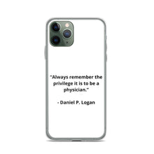 Load image into Gallery viewer, Daniel P. Logan Doctor iPhone Case
