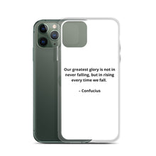 Load image into Gallery viewer, Confucius Inspirational iPhone Case
