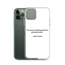 Load image into Gallery viewer, Mark Twain Inspirational iPhone Case
