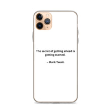 Load image into Gallery viewer, Mark Twain Inspirational iPhone Case
