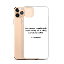 Load image into Gallery viewer, Confucius Inspirational iPhone Case
