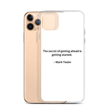 Load image into Gallery viewer, Mark Twain Inspirational iPhone Case
