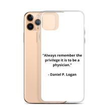 Load image into Gallery viewer, Daniel P. Logan Doctor iPhone Case
